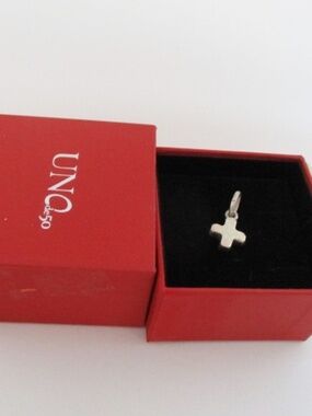 UNO DE 50 - You are here charm - Silver